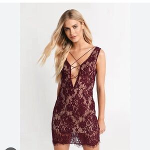 Tobi Lace Mini Dress